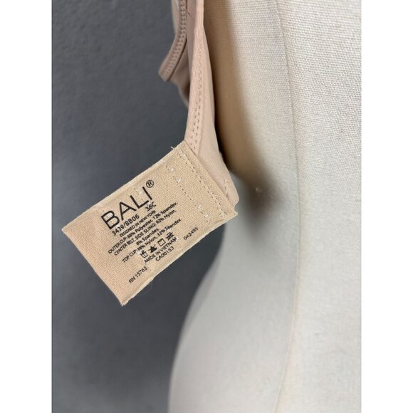 Bali Women's One Smooth U Ultra Light Convertible Underwire Bra Nude 36C NWT's - Picture 8 of 8